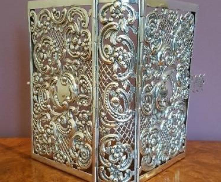 Rare Antique Silver Book Cover By William Comyns  - Image 1