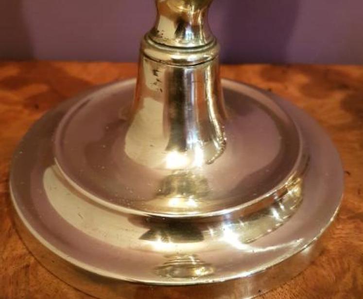 Pair of Victorian Brass Barley Twist Candlesticks - Image 3