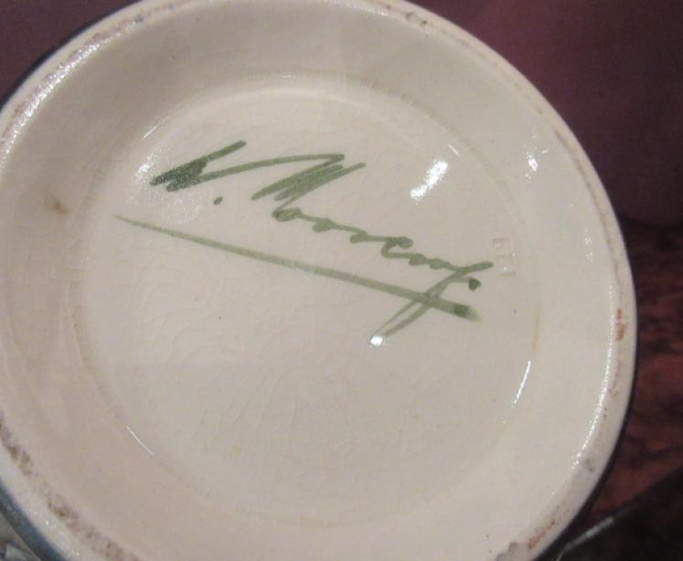 Antique Moorcroft Cornflower Tall Shaped Vase - Image 4