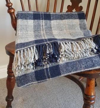 Tweedmill Tartan Navy Bannockbane Throw 