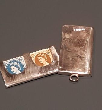 Edwardian Silver Double Stamp Fob