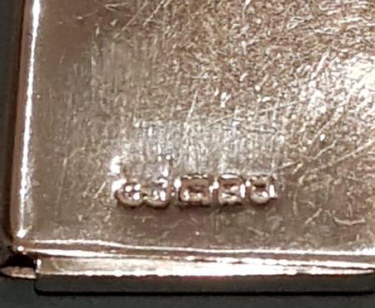 Edwardian Silver Double Stamp Fob - Image 3