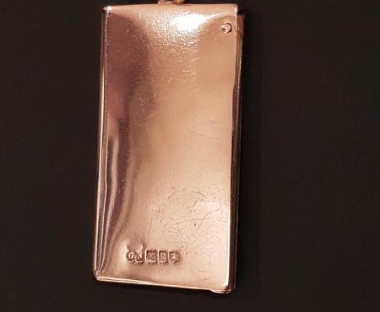 Edwardian Silver Double Stamp Fob - Image 5