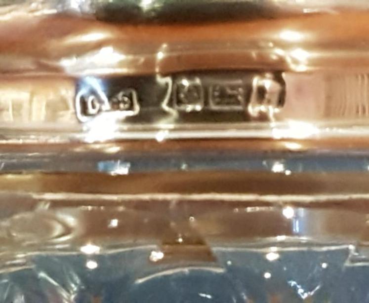 Edwardian Silver & Turquoise Enamel Top Dressing Table Jar - Image 4