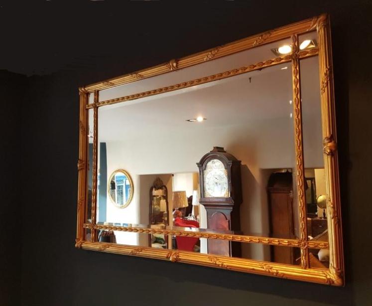 Superb Victorian Timber Gilt Segmented Mirror - Image 2