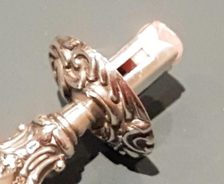 Edwardian Silver Wax Seal Holder By Adie & Lovekin  - Image 2