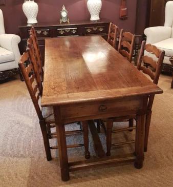 Outstanding III Oak 8 seater Farmhouse Table