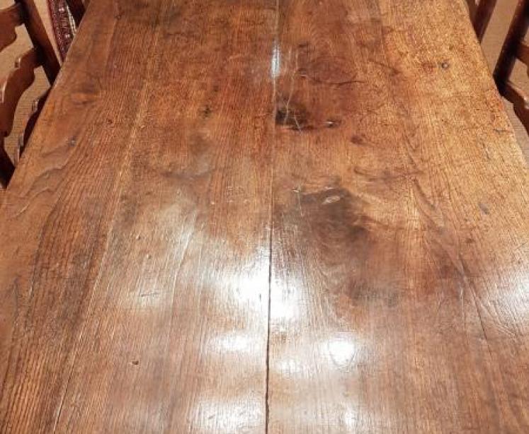 Outstanding III Oak 8 seater Farmhouse Table - Image 2