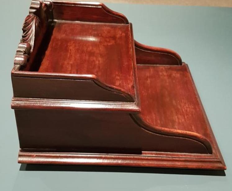 Victorian Mahogany Desktop Filing Tray - Image 2