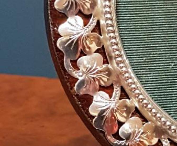 Edwardian Silver Cloverleaf Photo Frame - Image 4