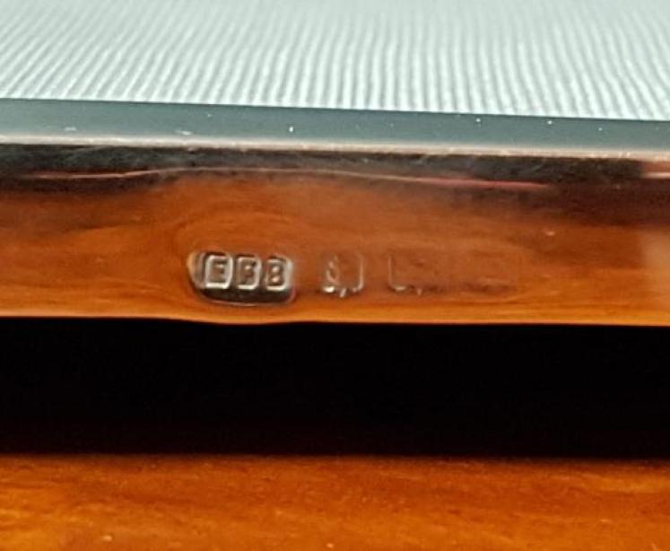 Large Antique George V Period Silver Photo Frame - Image 4