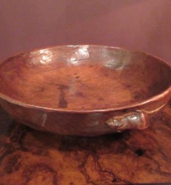 Early Mouseman Adzed Oak Fruit Bowl