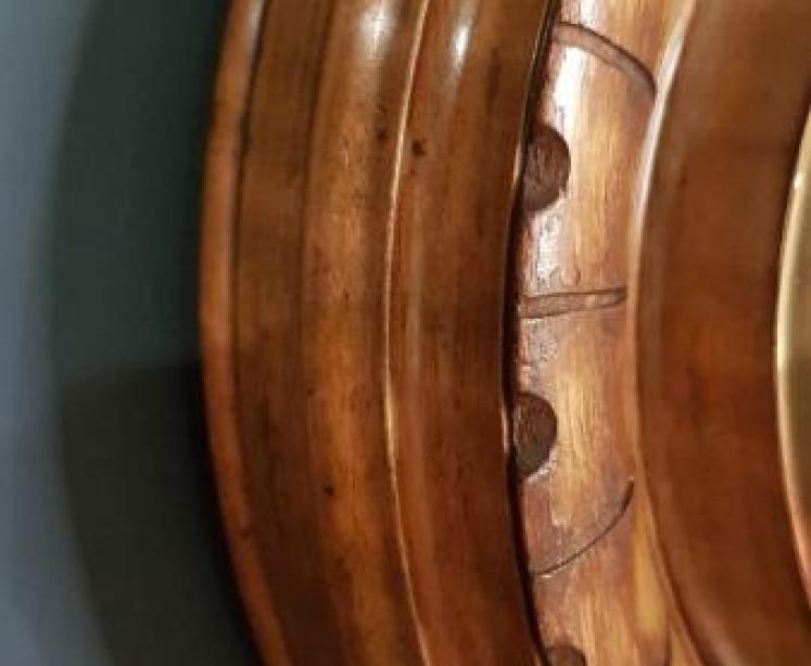 Antique Victorian Walnut Cased Barometer - Image 3