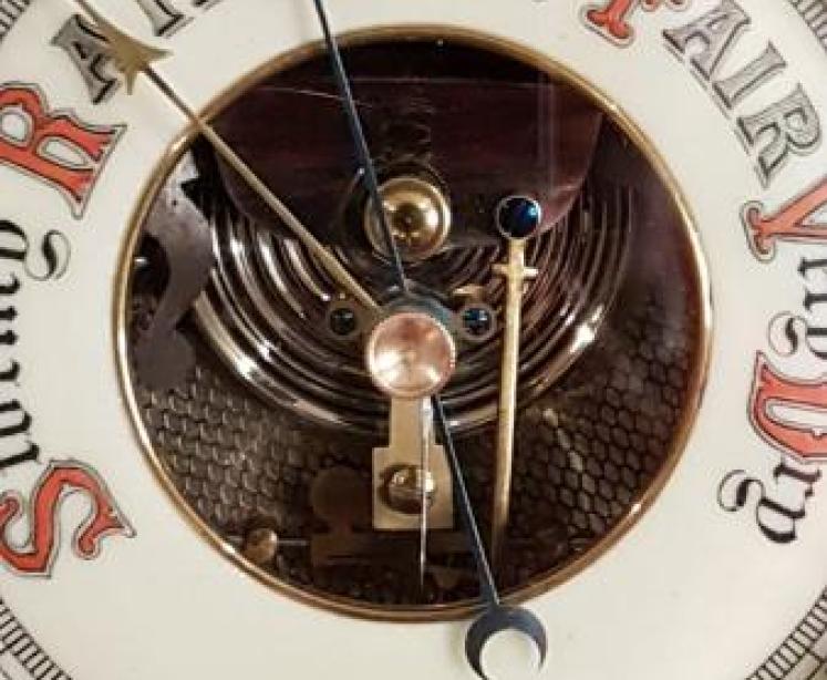 Antique Victorian Walnut Cased Barometer - Image 5