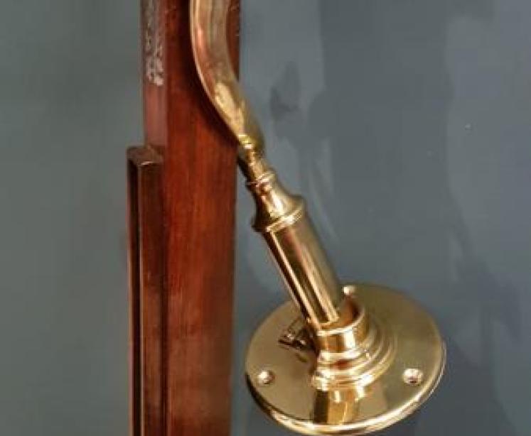 Early Victorian Rosewood Marine Stick Barometer and Gimble - Image 5