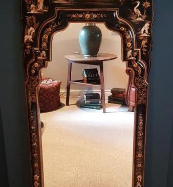 Impressive Large Antique Chinoiserie Mirror