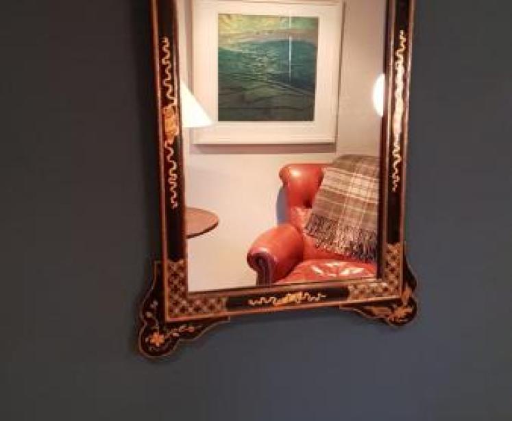 Antique Chinoiserie Mirror - Image 4