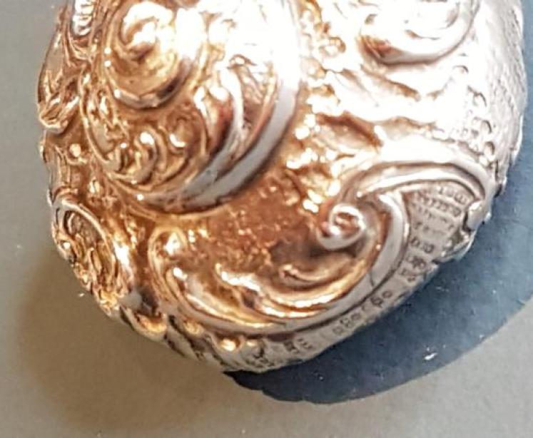 Antique Silver Shell Snuff Box - Image 5