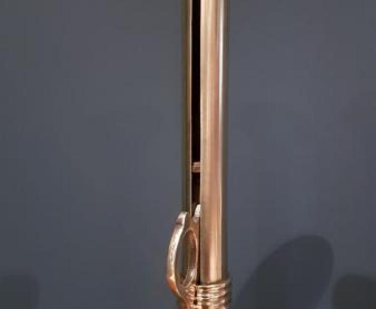 Superb Pair of Large George III Brass Candlesticks - Image 5