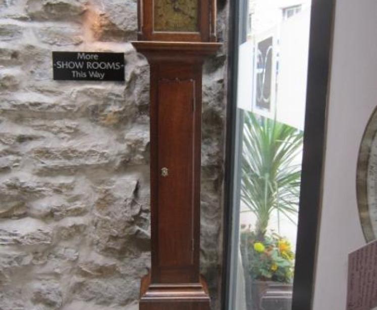 Rare George III Oak Miniature Longcase Clock - Image 1