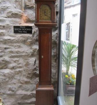 Rare George III Oak Miniature Longcase Clock