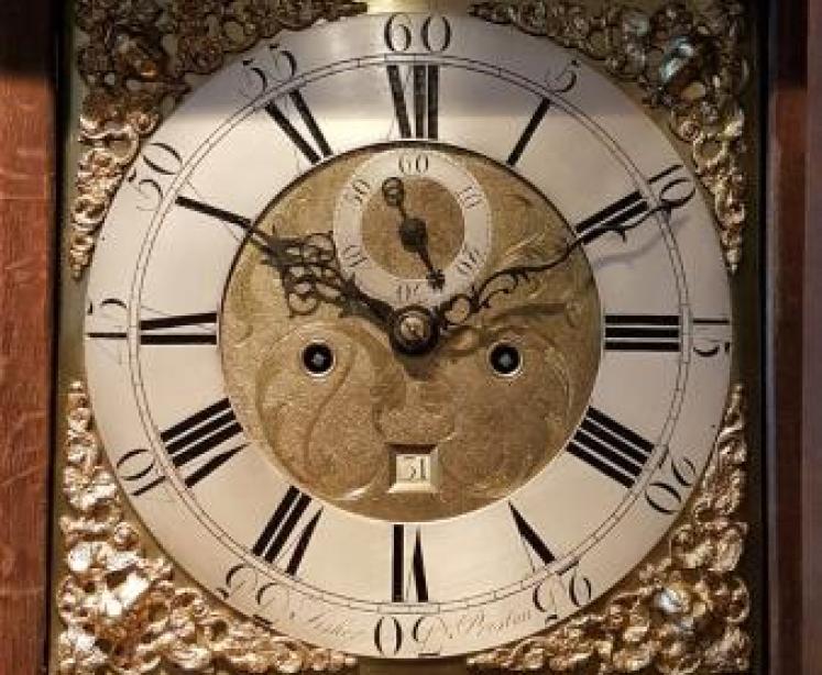Superb George III Oak 8 Day Preston Longcase Clock - Image 2