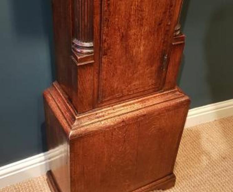Superb George III Oak 8 Day Preston Longcase Clock - Image 7