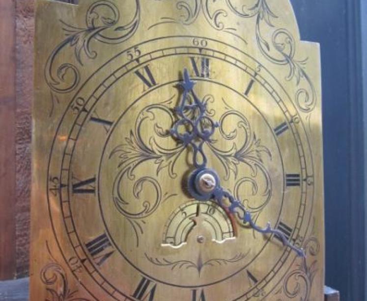 Rare George III Oak Miniature Longcase Clock - Image 3