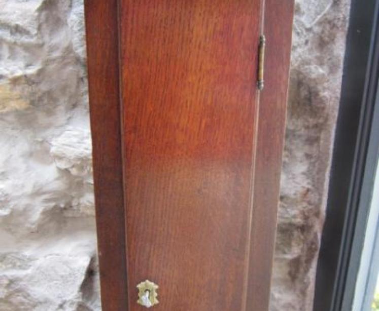 Rare George III Oak Miniature Longcase Clock - Image 4