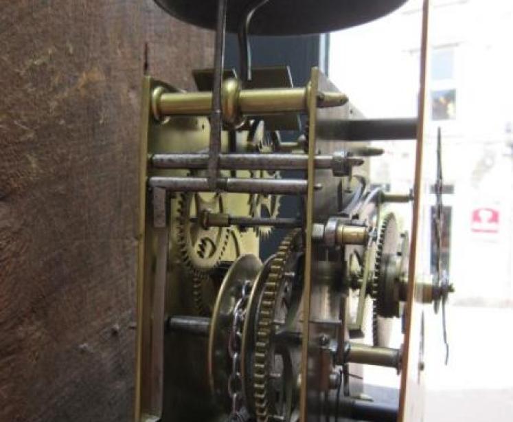 Rare George III Oak Miniature Longcase Clock - Image 5