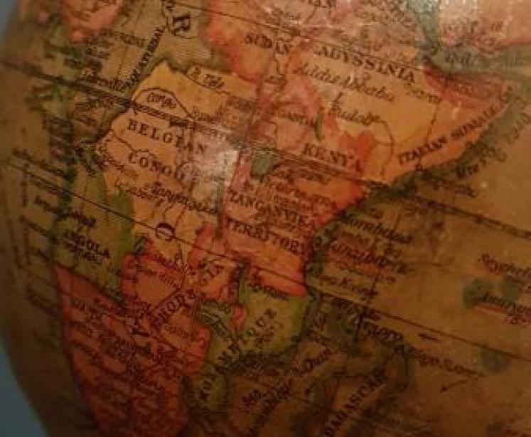 Antique 1920's Geographica 6" Terrestrial Globe - Image 3