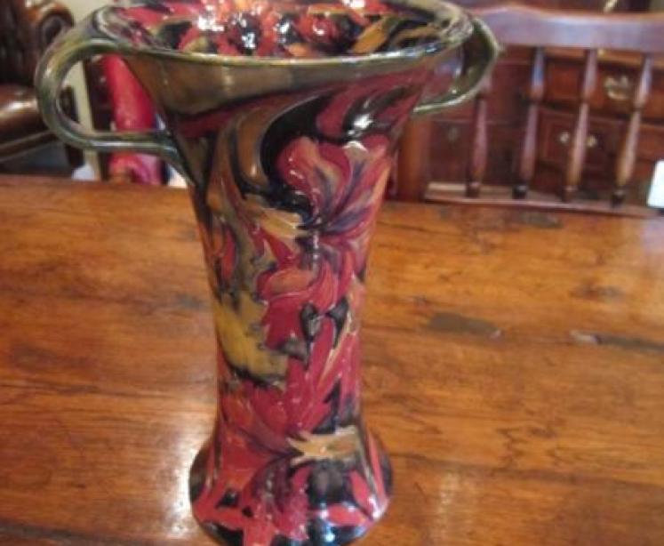 Stunning Moorcroft Spanish Twin Handled Vase - Image 5