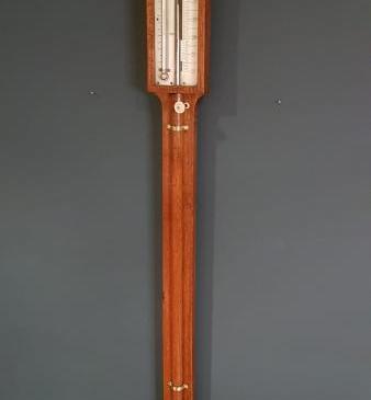 Antique Stick Barometer by Casterelli of Manchester