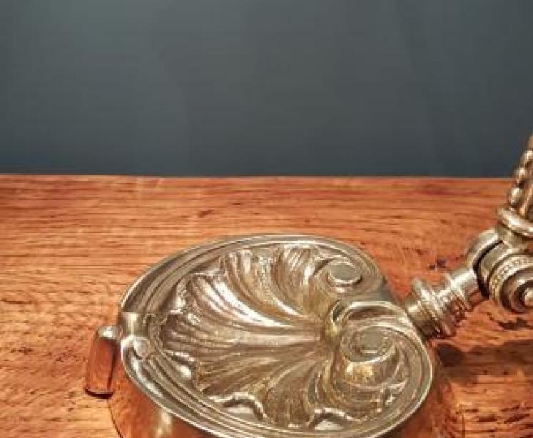 Superb Antique Brass Adjustable Desk Lamp - Image 3