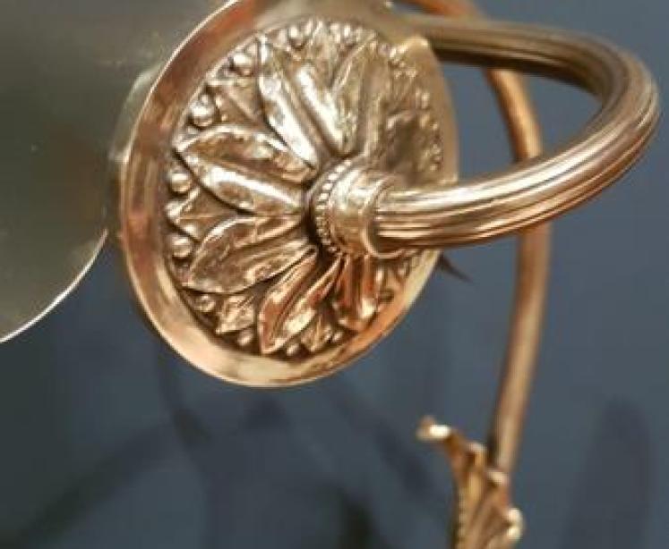 Superb Antique Brass Adjustable Desk Lamp - Image 5