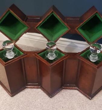 Superb Antique Country House Decanter Box