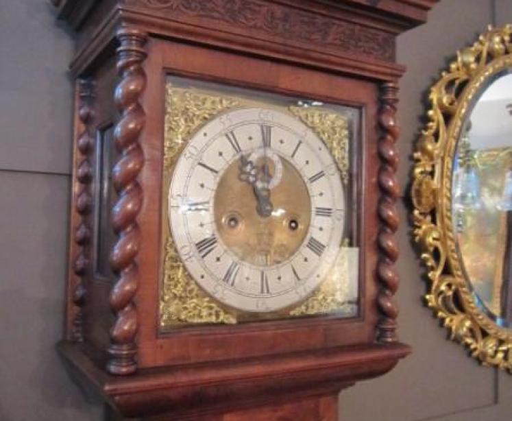 Fine George I Period Walnut Bristol Longcase Clock - Image 1
