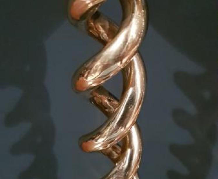 Impressive pair of Large Brass Candlesticks - Image 3