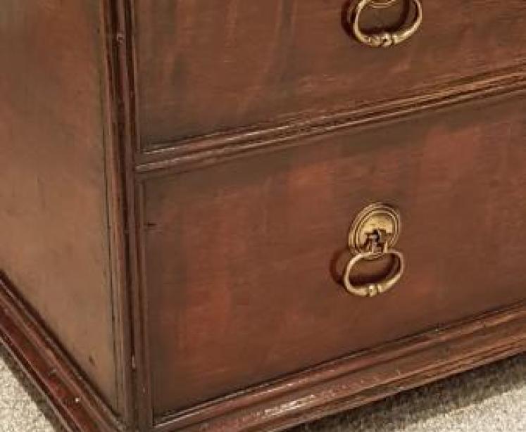 Antique Early Georgian Oak Box Coffer - Image 6