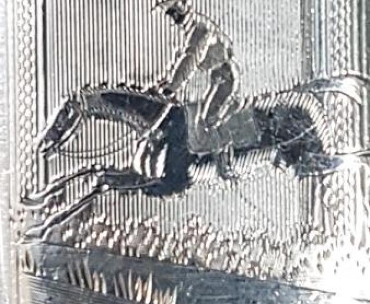 French Silver Vesta Case with Horse Jumping to Front - Image 7