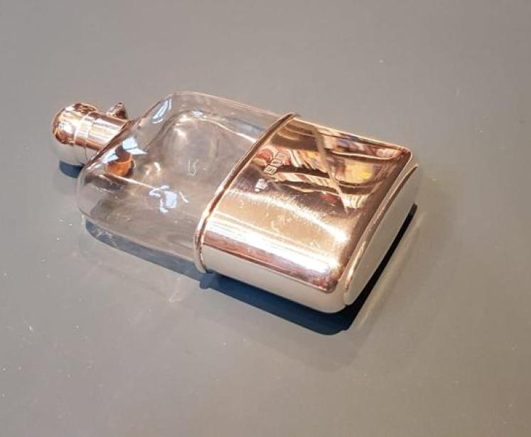 Victorian  Sampson Morden Silver Hip Flask - Image 6