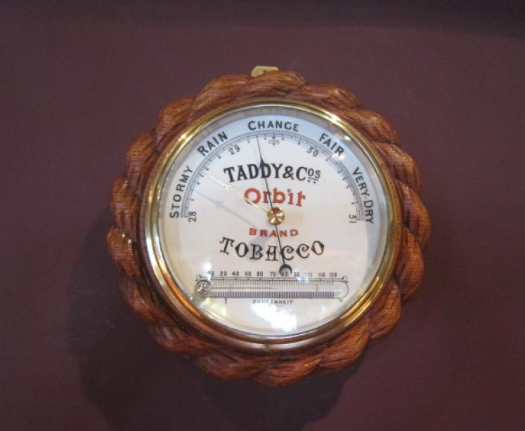 Top Quality Victorian Advertising Aneroid Barometer - Image 2