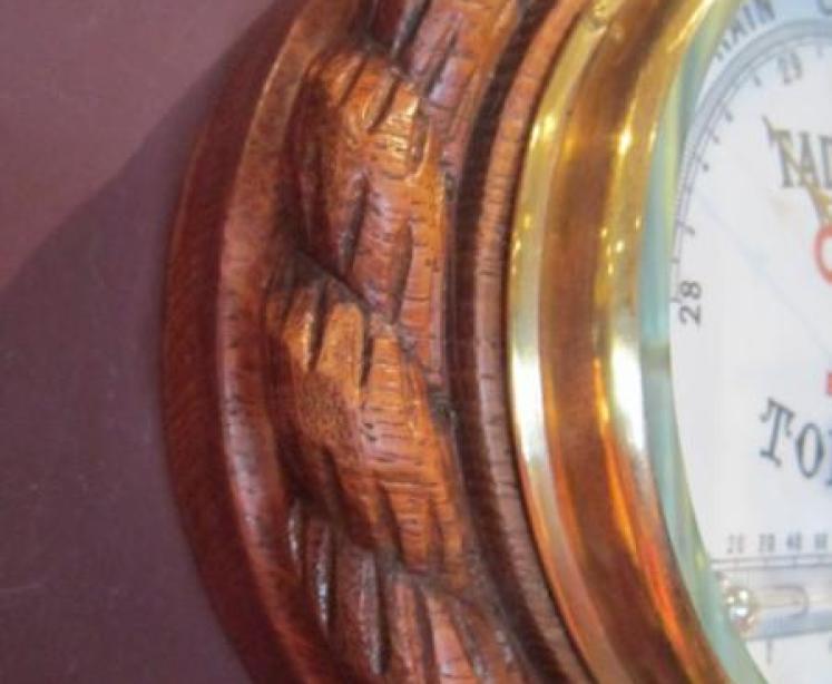 Top Quality Victorian Advertising Aneroid Barometer - Image 5