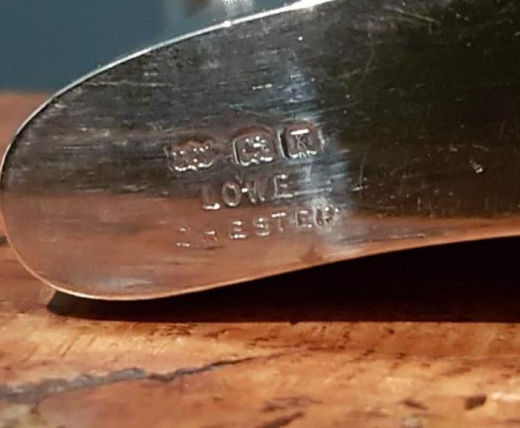 Antique Solid Silver Engine Turned Hip Flask - Image 4