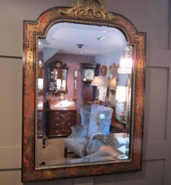 Outstanding Mid 19th Century Boulle Wall Mirror