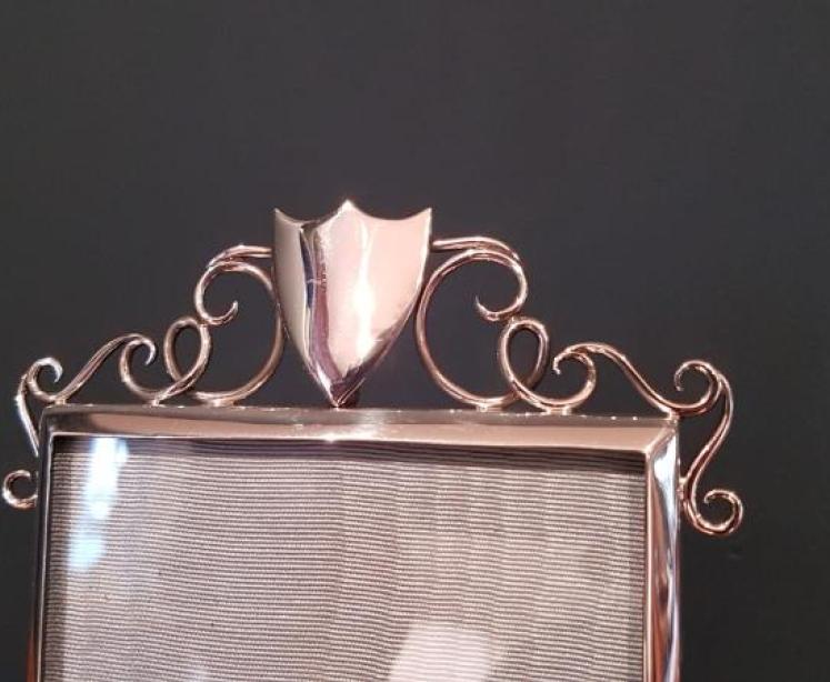 Superb Antique Silver Photo Frame  - Image 5