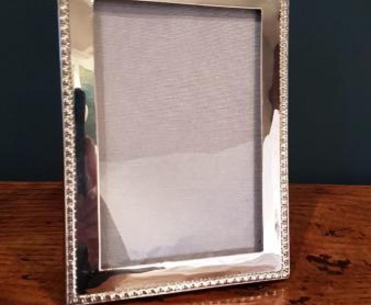 Antique George V Period Silver Photo Frame - Image 2