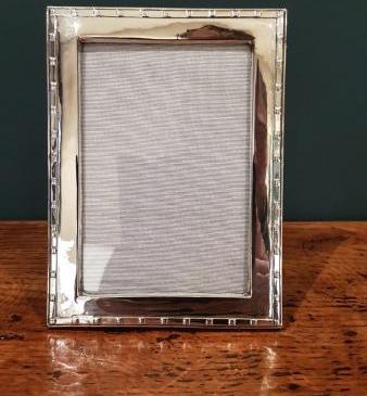 Stylish George V Silver Photo Frame