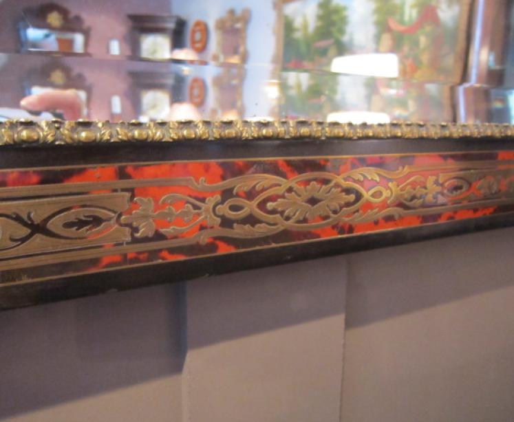 Outstanding Mid 19th Century Boulle Wall Mirror - Image 4