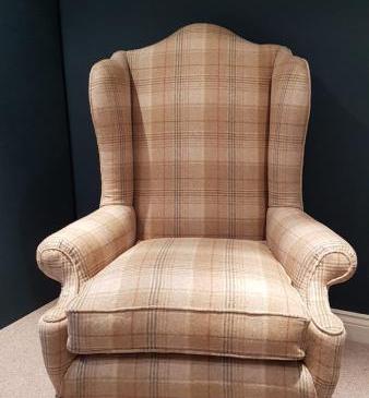 Superb Antique Wing Back Arm Chair